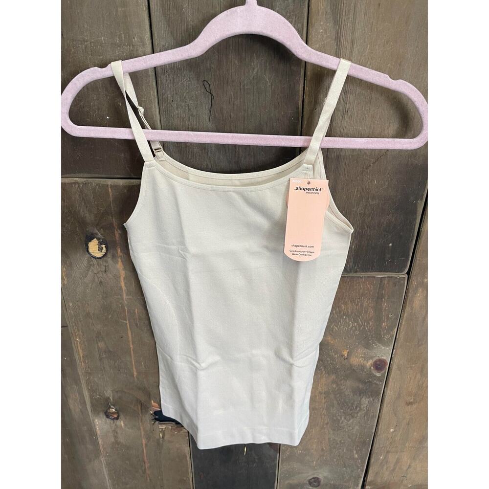 Shapermint Essentials All Day Every Day Scoop Neck Cami Beige Size Large